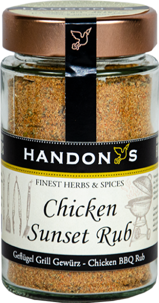 HANDONS Chicken Sunset Rub – Würzig-scharfer BBQ-Rub mit exotischem Touch